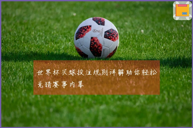 世界杯买球投注规则详解助你轻松竞猜赛事内幕